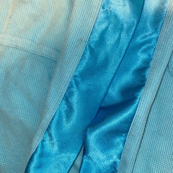 Elegant Blue Women's Robe - Picture 7 of 12